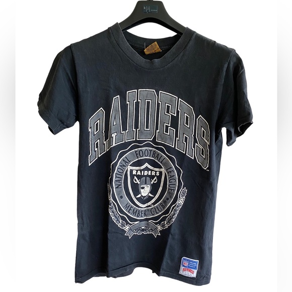 Vintage 90’s Nutmeg NFL Raiders T-Shirt Size M - Picture 1 of 6
